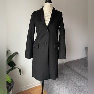 Uniqlo wool black coat